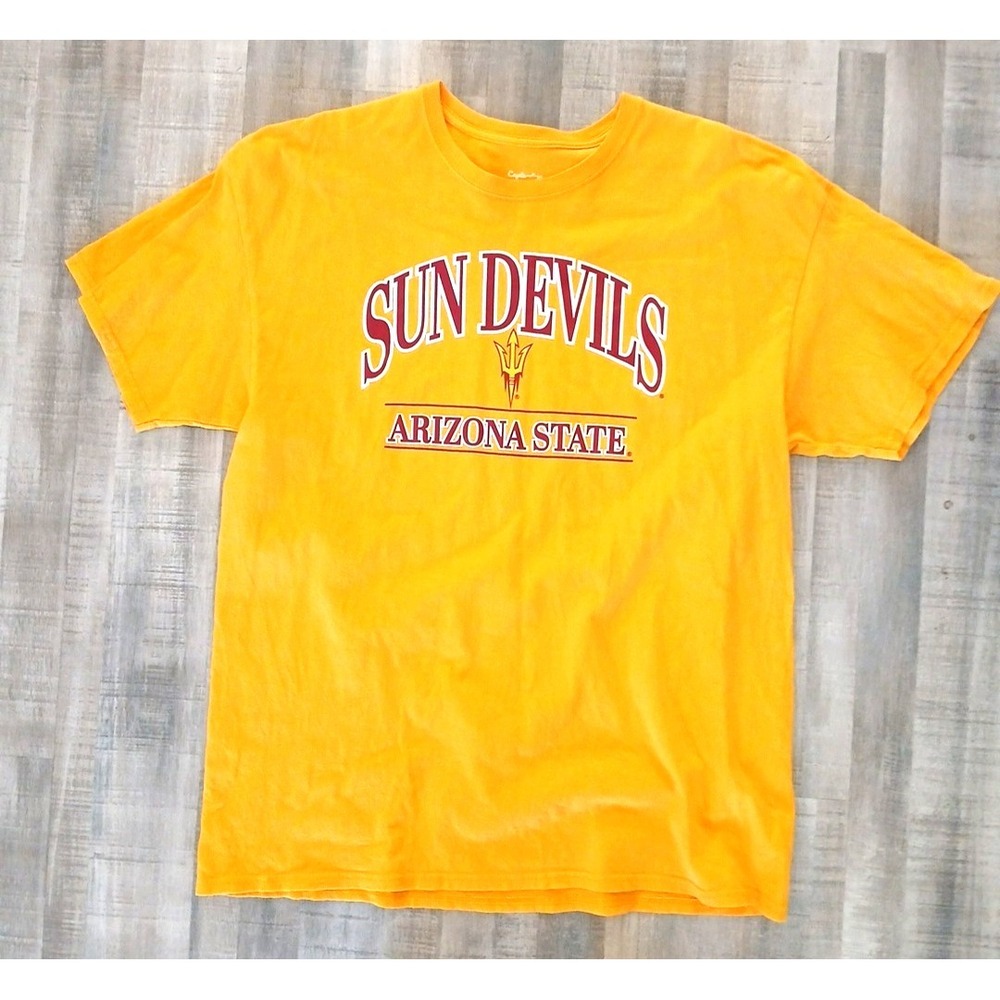 NCAA Arizona State University Sun Devils Mens XL T Shirt Tee Captivating Apparel